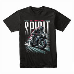Unleash Your Spirit T-Shirt – Speed Racer Sportbike Moto Tee