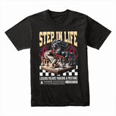 Knight’s Gambit: Step In Life Chess Tee