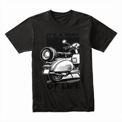 Way of Life Retro Scooter T-Shirt – Classic Ride, Timeless Passion
