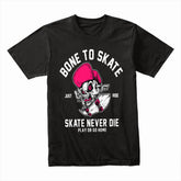 Bone to Skate – Rebel Rider Skull Tee