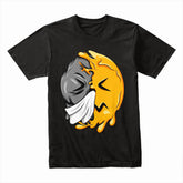 Crying Chaos: Masked Emoticon Split Tee