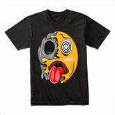 Twisted Mood: Spiral Chaos Face Tee