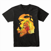 Burning Innocence: Twisted Bear Flame Tee