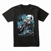 Midnight Escape – Zombie Rider Graphic Tee