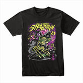 Neon Grave Drop: Skull DJ Showdown Tee