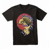 Golden Koi Uprising Tee – Flow with Strength