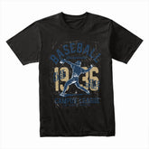 Vintage Diamond Grit – Campus League Baseball Tee