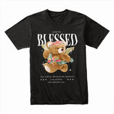 Heavenly Bear – You're Blessed Floral Tee