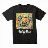 Chaotic Cuddles – Abstract Teddy Riot Tee