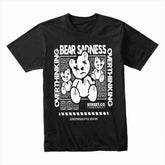 Overthink Matrix – Bear Sadness Street Grid Tee