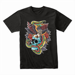 Eagle Skull Tattoo Shirt