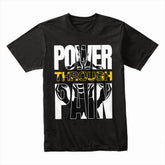 "Power Through Pain" Motivational Gym T-Shirt – Strength & Resilience