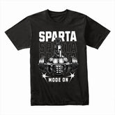 "Sparta Mode On" Warrior Gym T-Shirt – Train Like a True Spartan