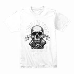 Build for Speed: Skull Engine Racer Tee