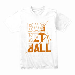 Diagonal Court: Split Basketball Passion Tee