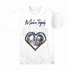 Tragic Devotion: Eternal Love Skull Tee
