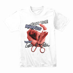 Actions Speak: Cut the Words Graphic Tee