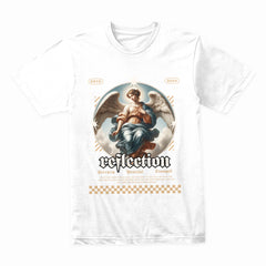Reflection of Faith: Angelic Serenity Graphic Tee