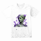 Venus Glitched: Neo-Classical Bloom Tee