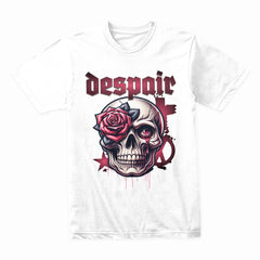 Roses & Ruin: Crimson Despair Skull Tee
