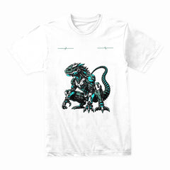 Mecha Lizard: Neon Evolution Tee