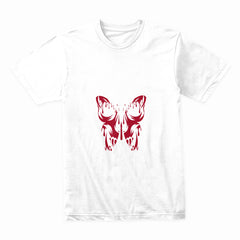 Crimson Wings: Gothic Butterfly Tee