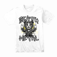 Riff & Roar: Death Metal Cat Tee