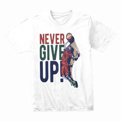 Never Give Up “Sky Dunker” Tee