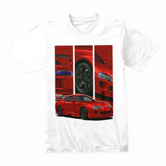 Supra MK4 Red Legend: JDM Icon Split Edition