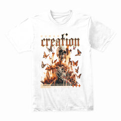 Infernal Metamorphosis: Human Creation Flame Tee