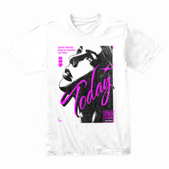 Live Today – Retro Pop Noir Tee