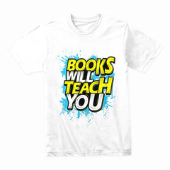 Knowledge Blast: Books Will Teach You - Edgy Reader Graphic Tee