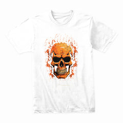 Wildfire Skull: Courage & Resilience Graphic Tee