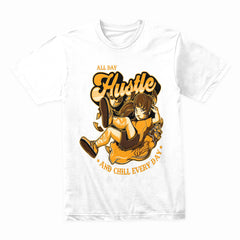 All Day Hustle: Chill Every Day Anime Vibe Tee