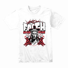 Faith Over Fear: Divine Strength Graphic Tee
