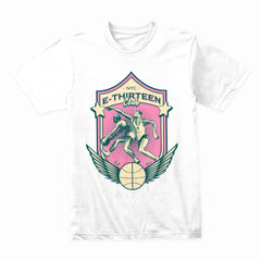 NYC E-Thirteen Club: Retro Hoops Shield Tee
