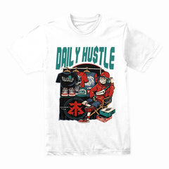 Daily Hustle" Streetwear Entrepreneur Tee