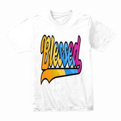 Retro Blessed Vibes Statement Tee