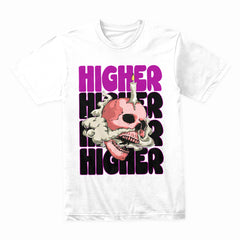 Ascend in Chaos: Higher Skull Smoke Tee