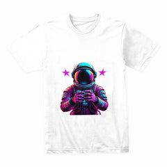 Stellar Signals: Neon Spacewave Tee
