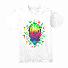 Rainbow Cannabis Skull Shirt