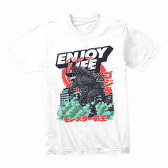 Enjoy Life Godzilla Shirt