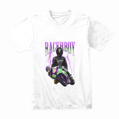 Fearless RacerBoy – High-Speed Superbike Racing T-Shirt
