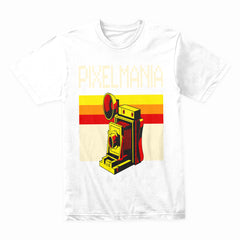 PixelMania Retro Camera T-Shirt – Vintage Photography Meets 8-Bit Art