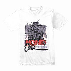 Money Over Everything Skull Shirt