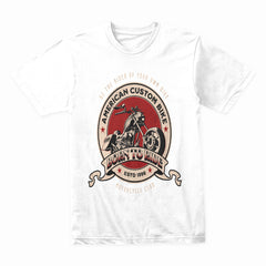 Born to Ride – American Custom Bike Club Vintage Biker T-Shirt