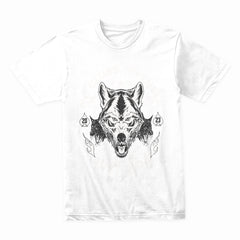No Clubs, No Rules, Just Ride – Lone Wolf Biker T-Shirt