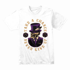 Never Give Up Skull Shirt