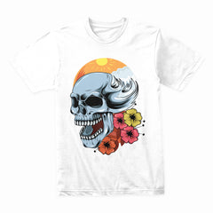 Tropical Skull Hibiscus Shirt