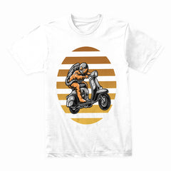 Solar Cruise: Astronaut on a Vespa Tee